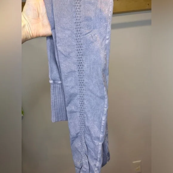 NWOT FREE PEOPLE FP Movement Good Karma Womens Leggings washed gray XS/S - Picture 5 of 7